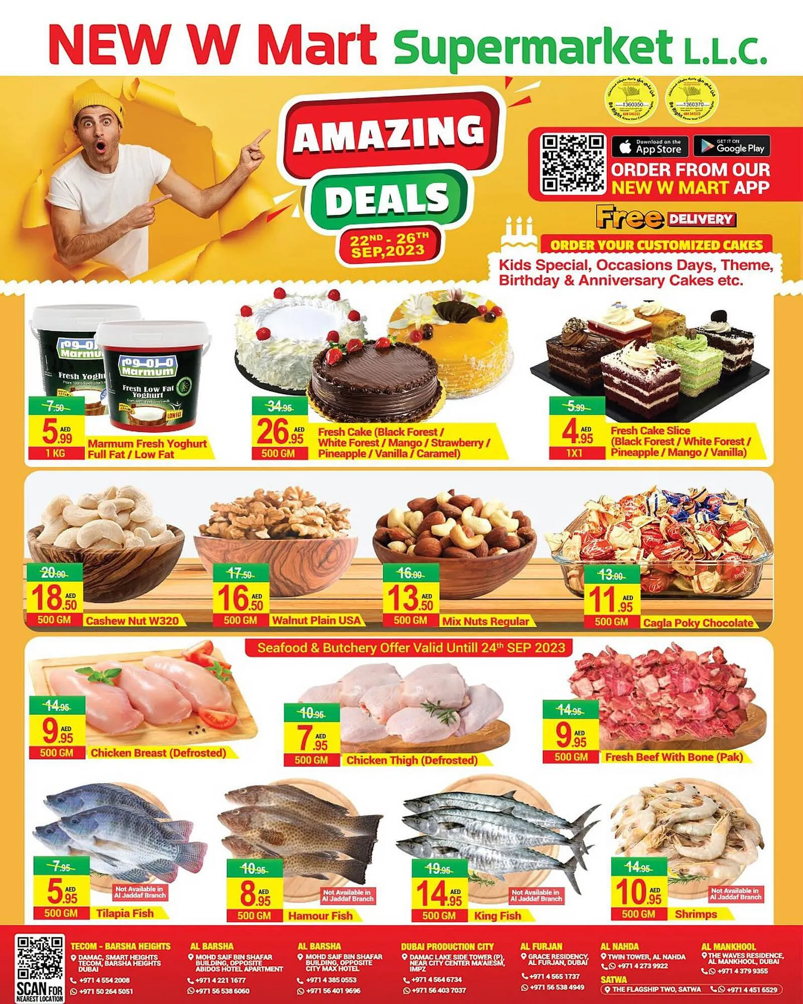 New W Mart catalogue from 22 September to 26 September 2023 - Offers page 1