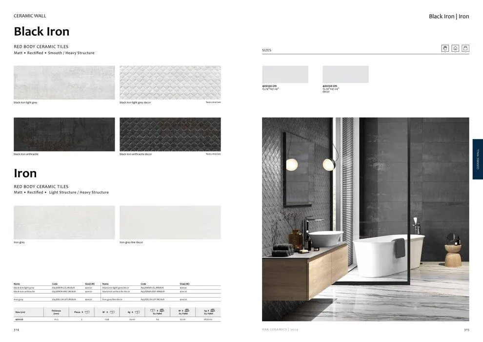 Surfaces Porcelain and Ceramics 2024 from 2 February to 31 December 2024 - Offers page 159