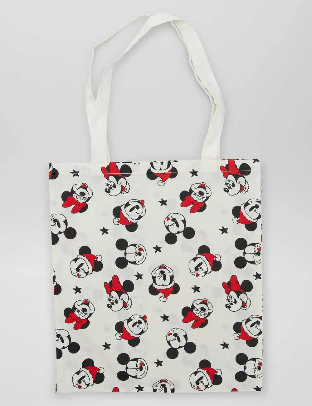 'Mickey' and 'Minnie' printed tote bag