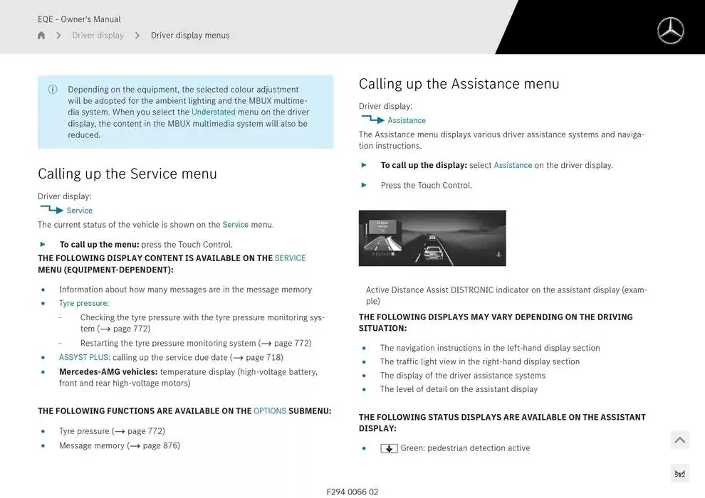 EQE SUV from 14 January to 30 April 2025 - Offers page 512