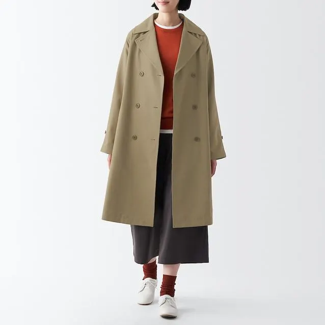 Water Repellent Trench Coat