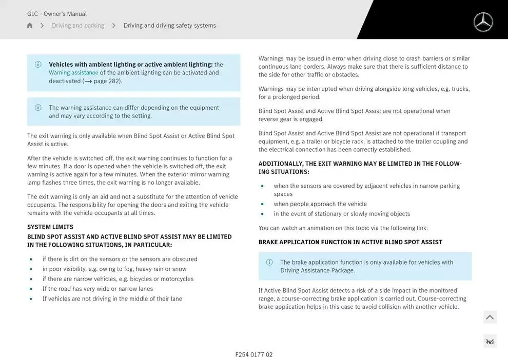 GLC SUV from 14 January to 30 April 2025 - Offers page 463