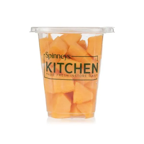Rock melon cubes