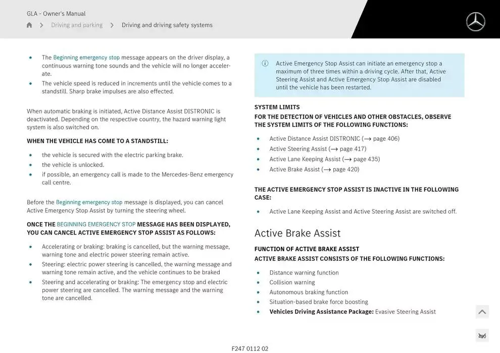 GLA SUV from 14 January to 30 April 2025 - Offers page 420