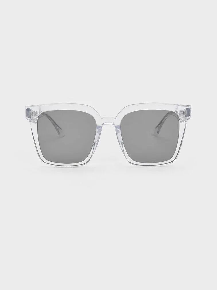 Recycled Acetate Classic Square Sunglasses