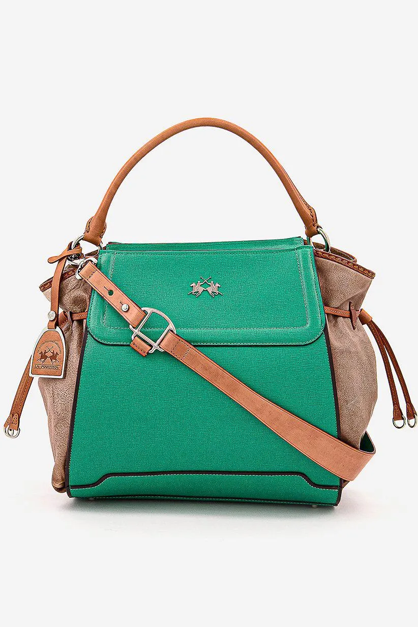 Women Alfonsina Satchel Bag 29 H x 29 L x 14 W, Green