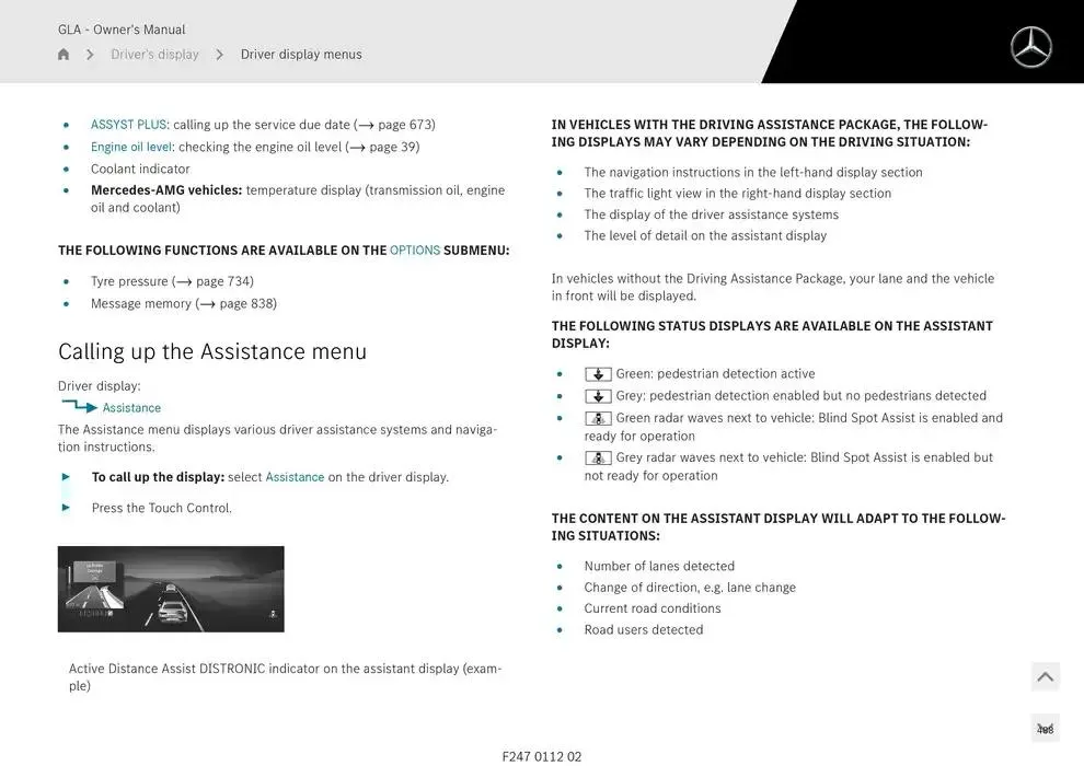 GLA SUV from 14 January to 30 April 2025 - Offers page 488