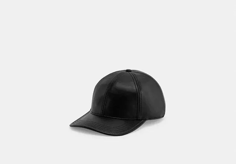 Leather Baseball Hat