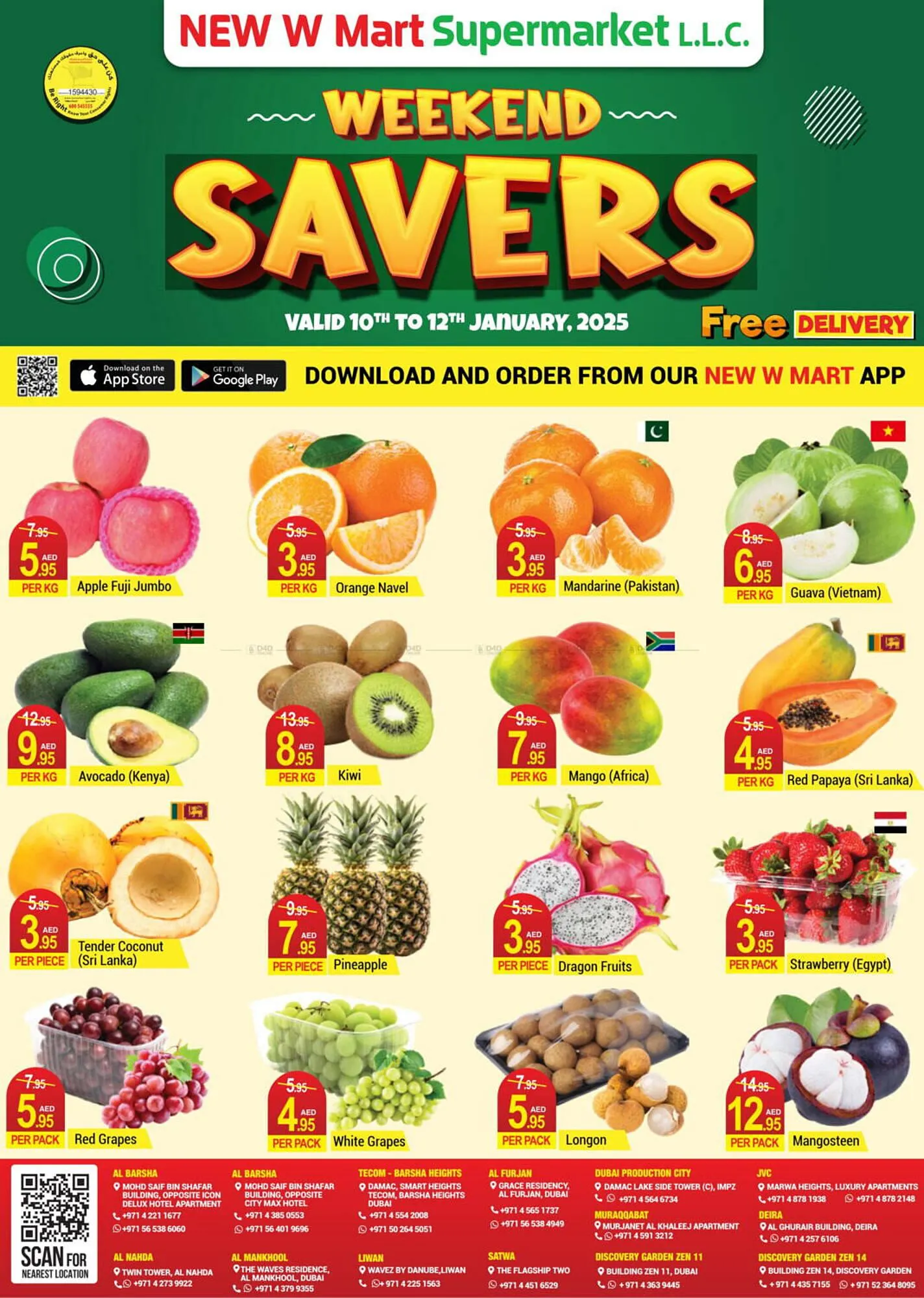 New W Mart catalogue from 10 January to 12 January 2025 - Offers page 1