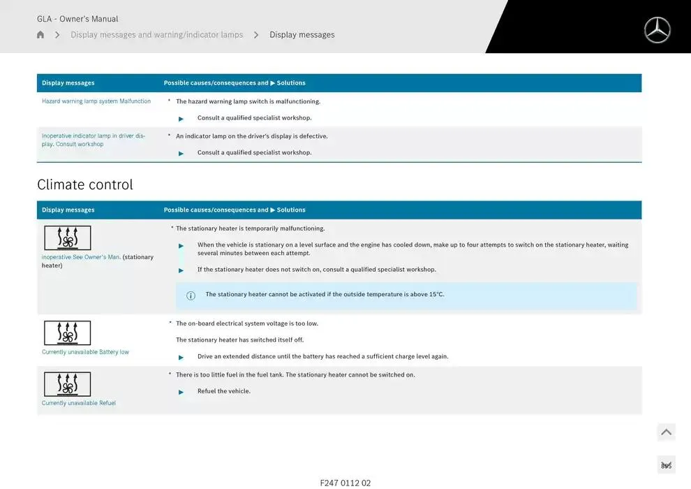 GLA SUV from 14 January to 30 April 2025 - Offers page 855