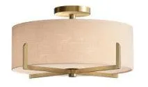 Ava Four Light Semi Flush Mount - Gold