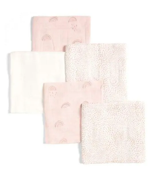 Muslin Squares - 5 Pack