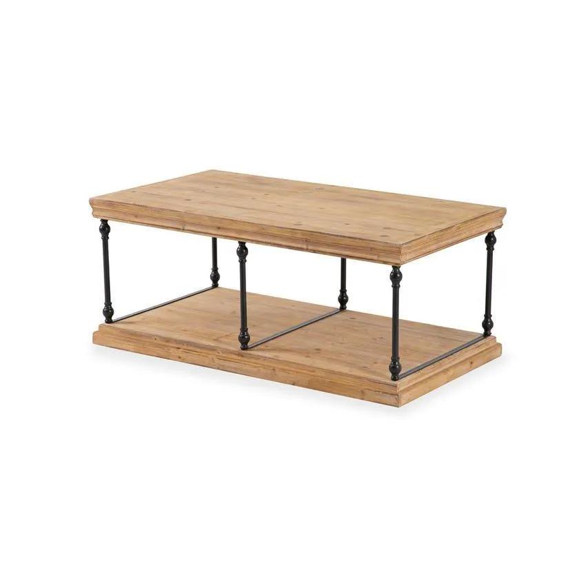 Vega Wooden Coffee Table - Walnut