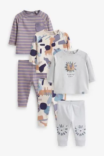 Baby T-Shirts And Leggings Set 6 Pack