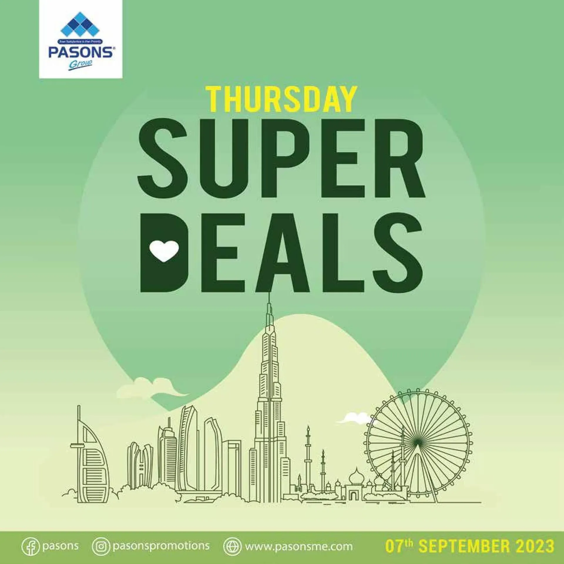 Pasons catalogue from 7 September to 13 September 2023 - Offers page 1