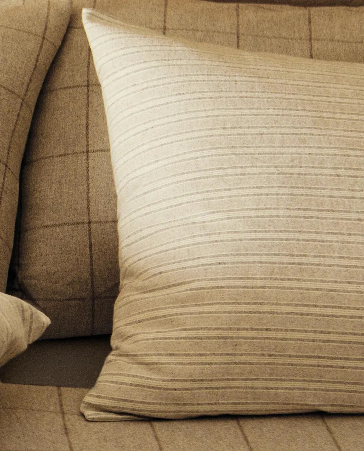 STRIPED AND CHECK FLANNEL SHEET