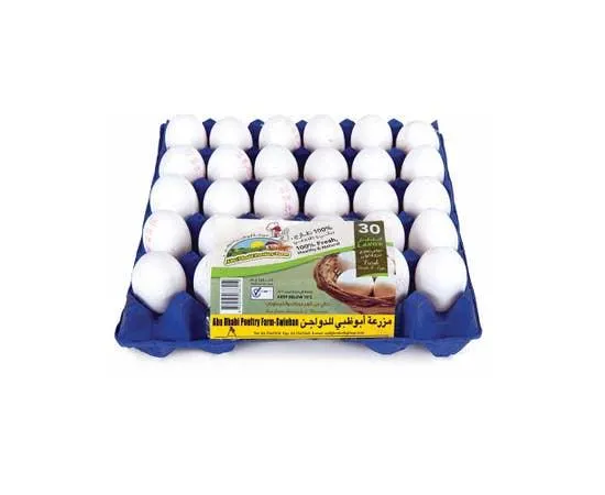 Abu Dhabi Poultry Farm Large White Eggs - 30 Pcs