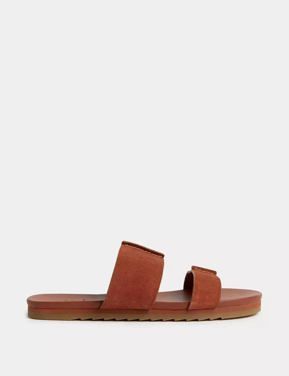 Suede Flat Mules
