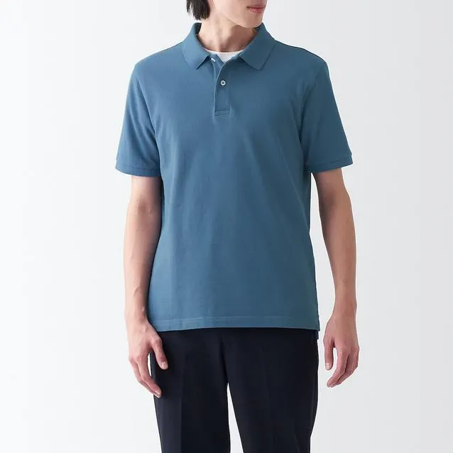 Washed Pique Polo Shirt