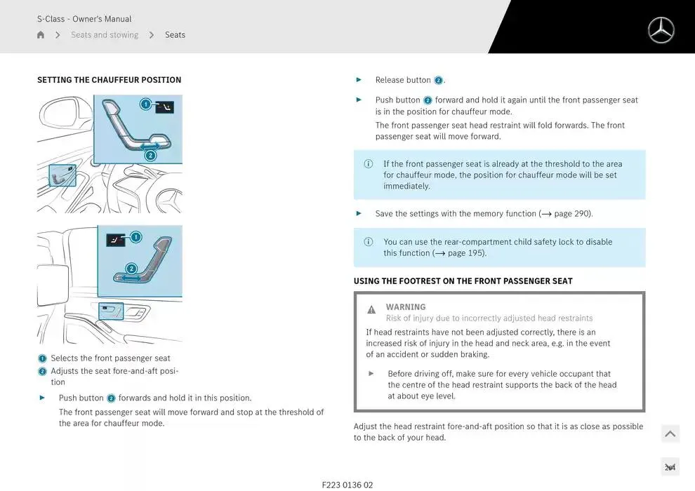 S-Class Saloon Long from 14 January to 30 April 2025 - Offers page 214