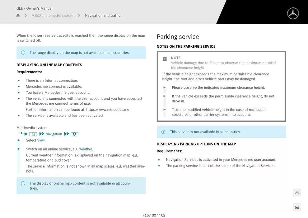 GLE SUV from 14 January to 30 April 2025 - Offers page 661