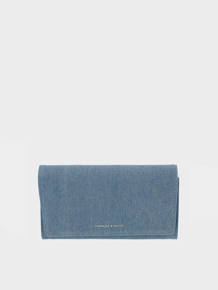 Irie Denim Long Wallet - Denim Blue