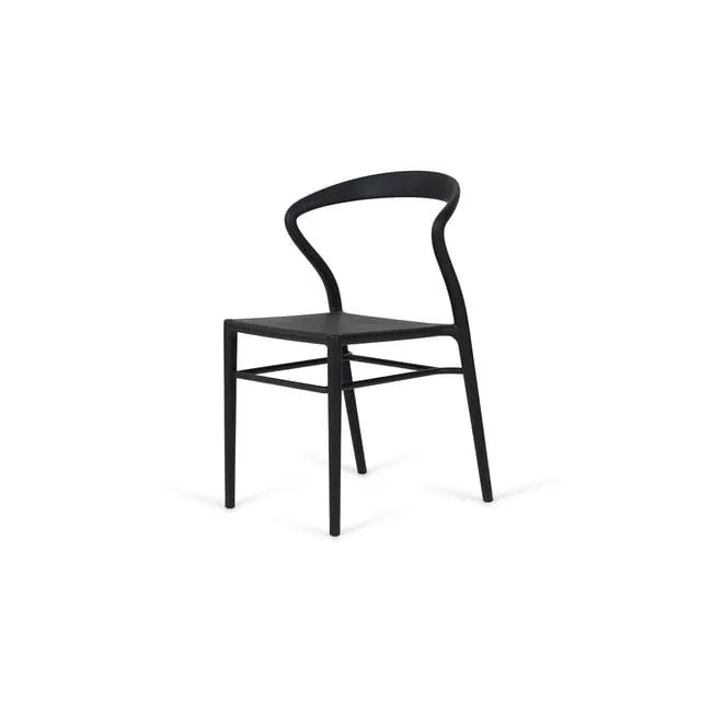 vida dining chair - black