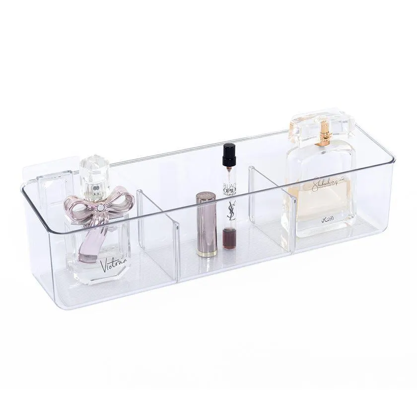 Hanging Storage Bin, Clear - Large, 38.3x10.2 cm