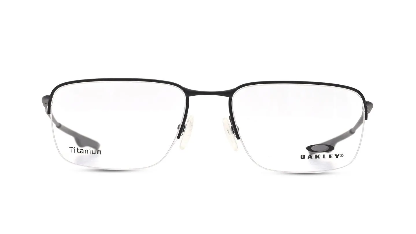 Men Rectangle Black Eyeglass