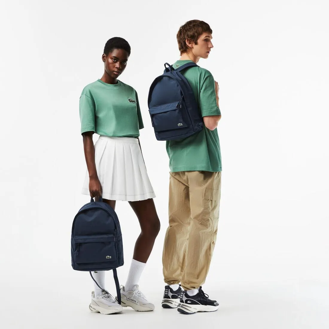 Unisex Lacoste Computer Compartment Backpack