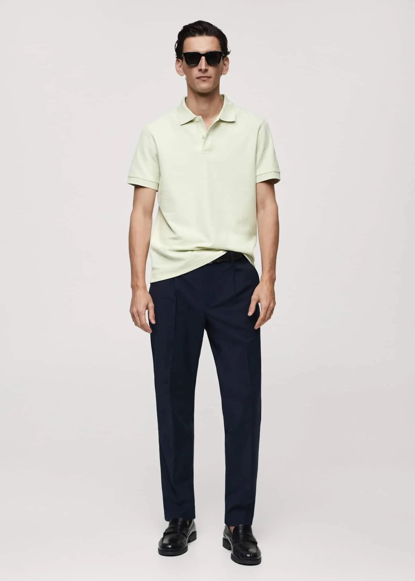 100% cotton pique polo shirt