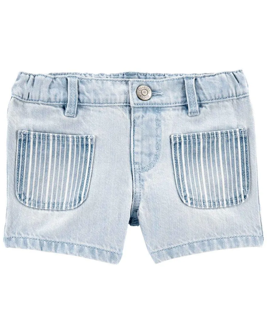 Iconic Denim Shorts: Hickory Pocket Remix