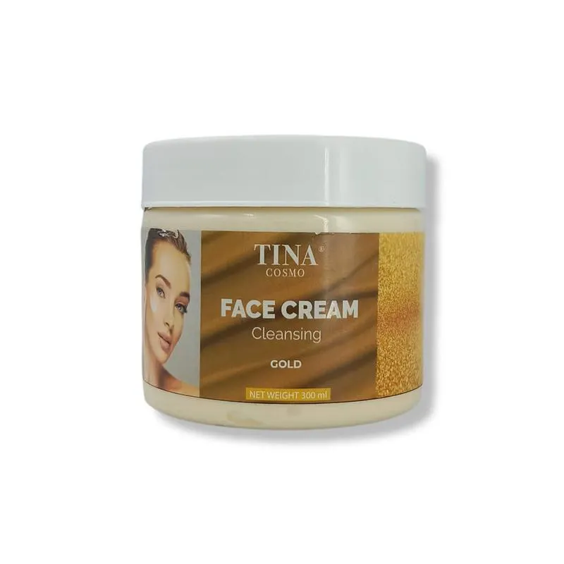 Tina Cosmo Face Cream Cleansing Gold 300ML