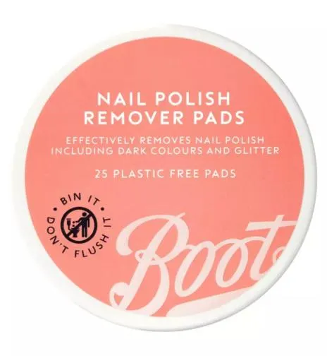 Boots Nail Polish Remover Pads 25Pk