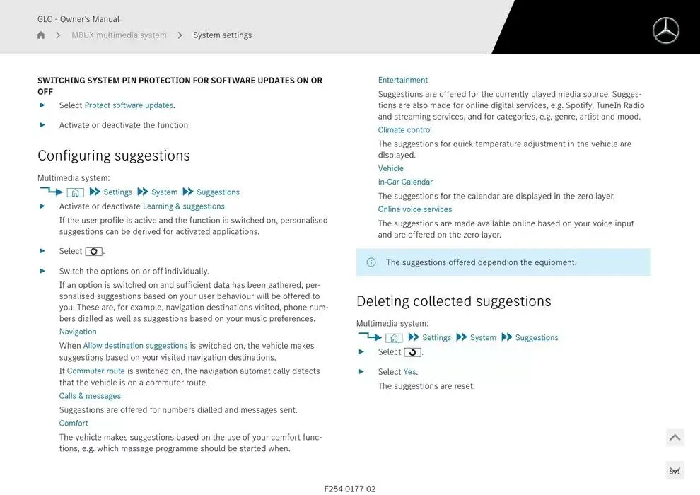 GLC SUV from 14 January to 30 April 2025 - Offers page 591