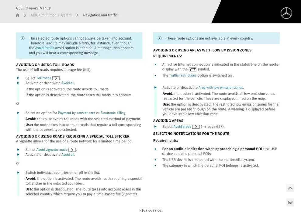 GLE SUV from 14 January to 30 April 2025 - Offers page 637