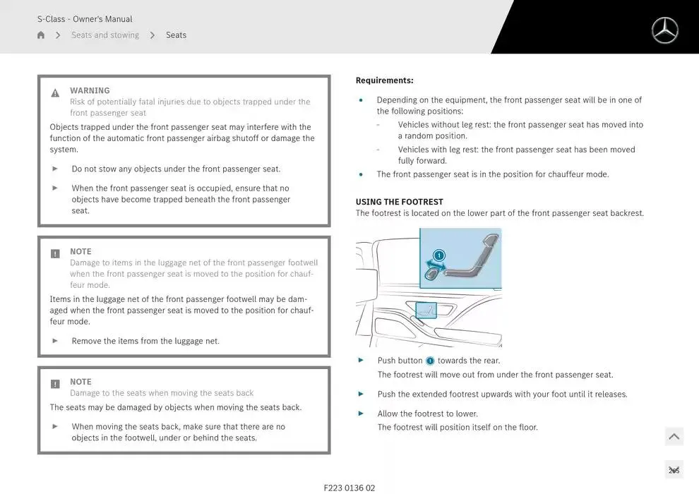 S-Class Saloon Long from 14 January to 30 April 2025 - Offers page 215
