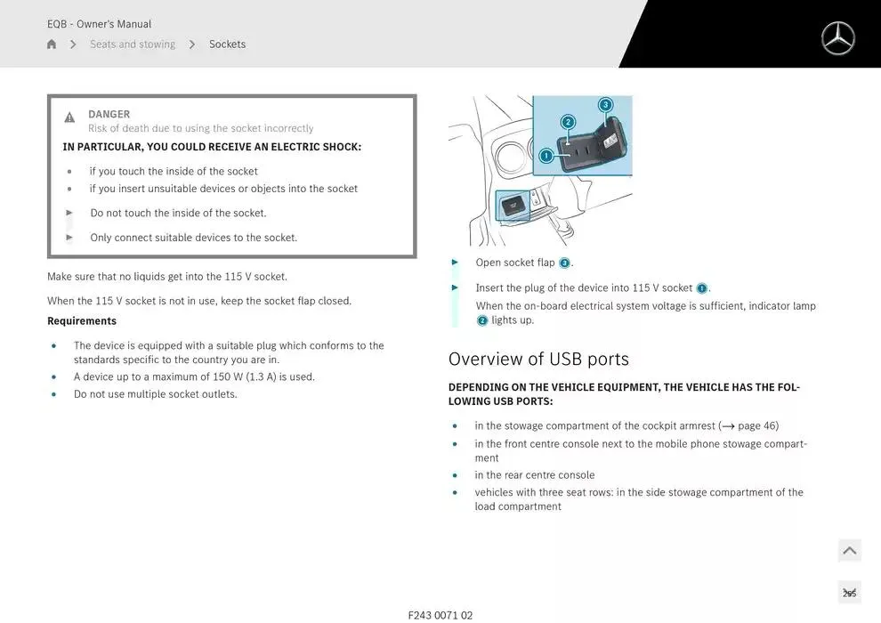 EQB SUV from 14 January to 30 April 2025 - Offers page 255