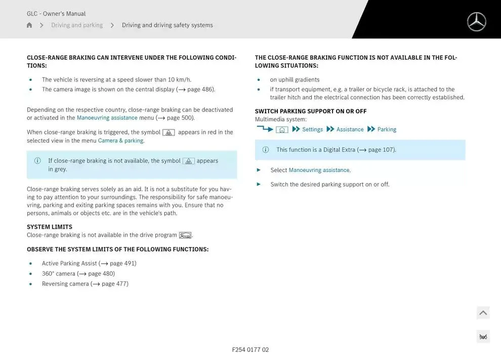 GLC SUV from 14 January to 30 April 2025 - Offers page 500