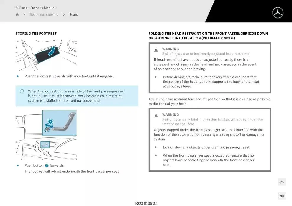 S-Class Saloon Long from 14 January to 30 April 2025 - Offers page 216