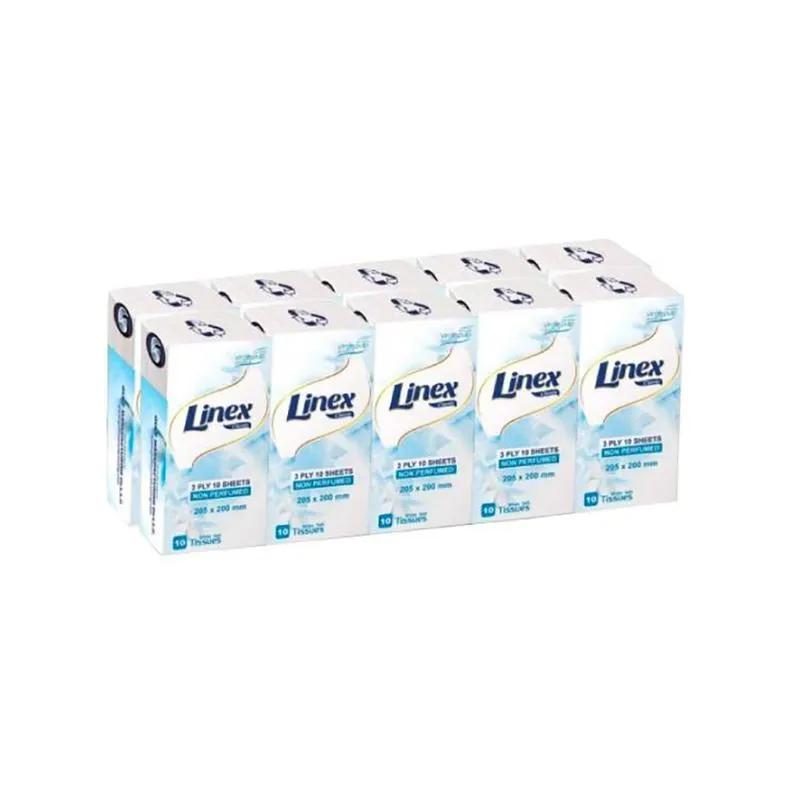 Linex Classic Pocket Tissues 3Plyx10's