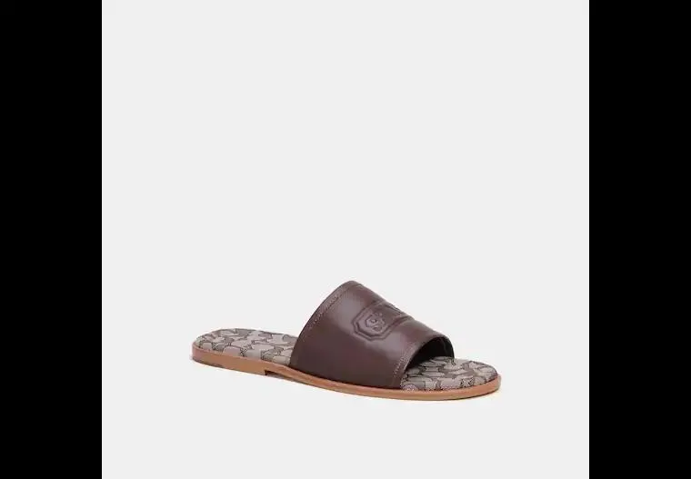 Sandal With Signature Jacquard