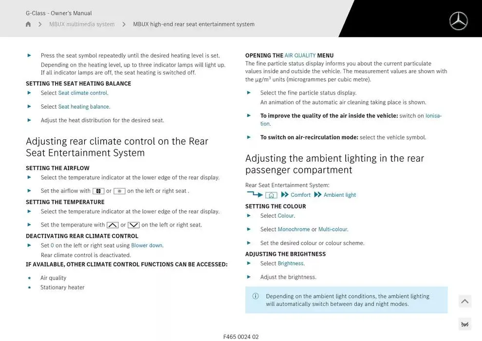 G-Class SUV from 14 January to 30 April 2025 - Offers page 599