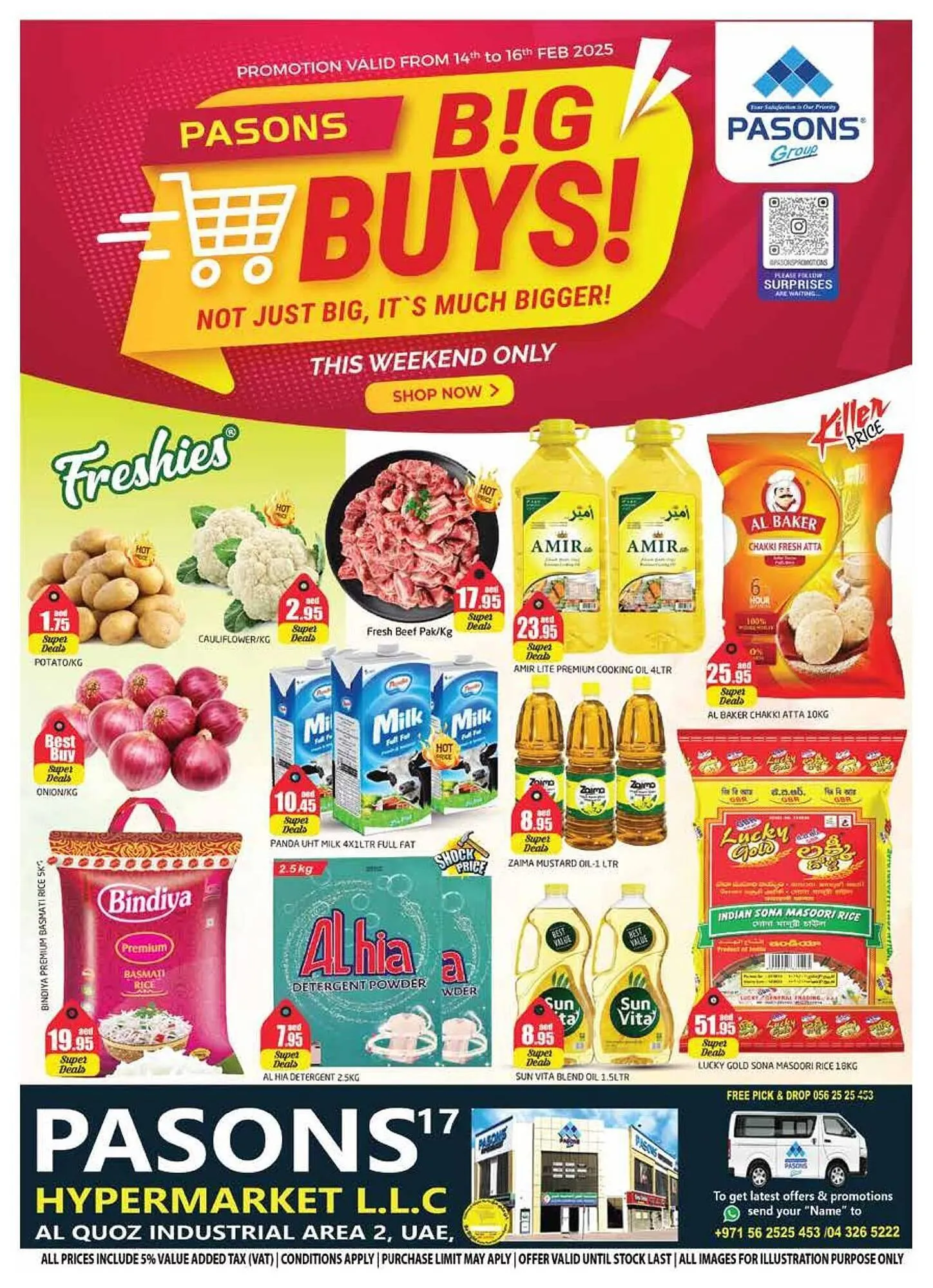 Pasons catalogue from 14 February to 16 February 2025 - Offers page 1