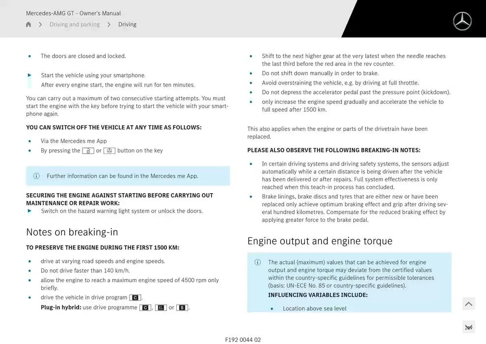 Mercedes-AMG GT Coupé from 14 January to 30 April 2025 - Offers page 289