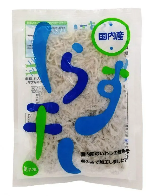 Frozen Half Dried Whitebait – Shirasuboshi – 70g