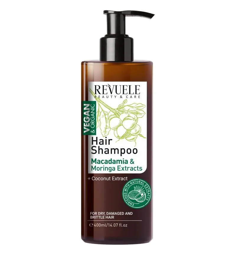 REVUELE VEGAN & ORGANIC HAIR SHAMPOO 400ml