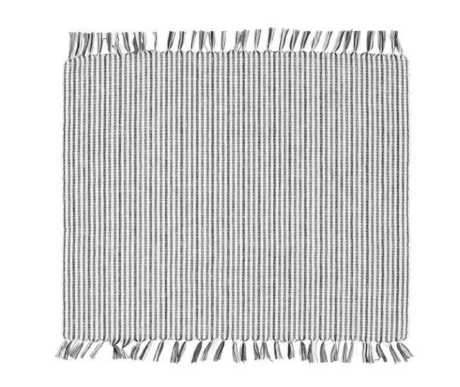 Place mat HVITROT 33x42 white/grey