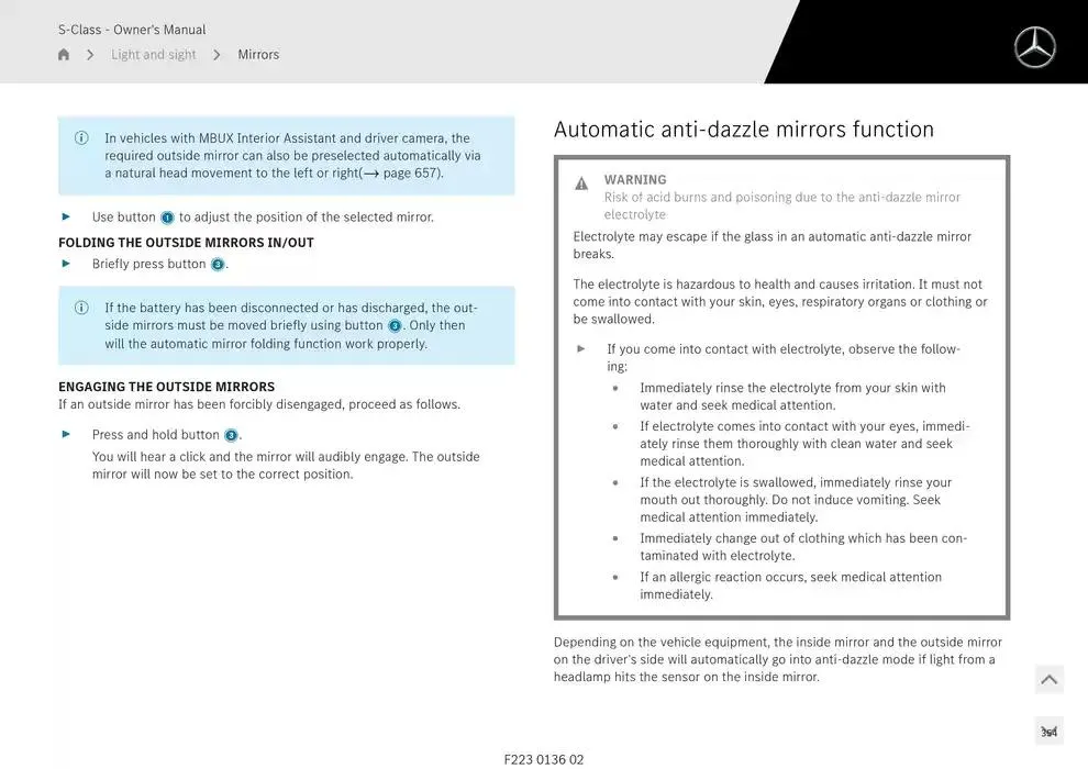 S-Class Saloon Long from 14 January to 30 April 2025 - Offers page 274
