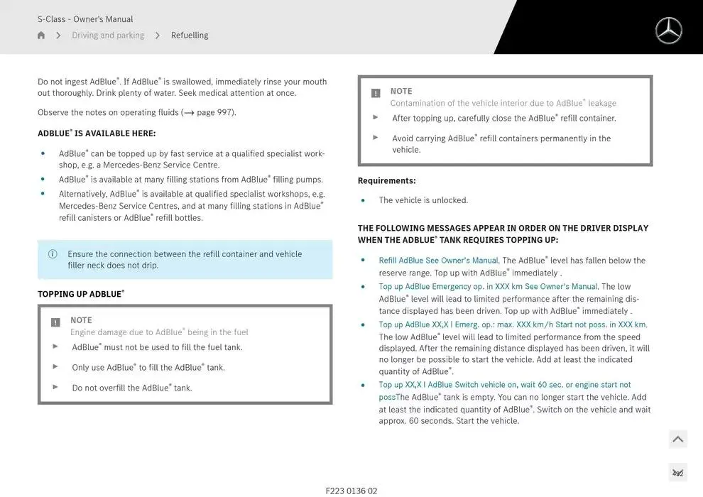S-Class Saloon Long from 14 January to 30 April 2025 - Offers page 319
